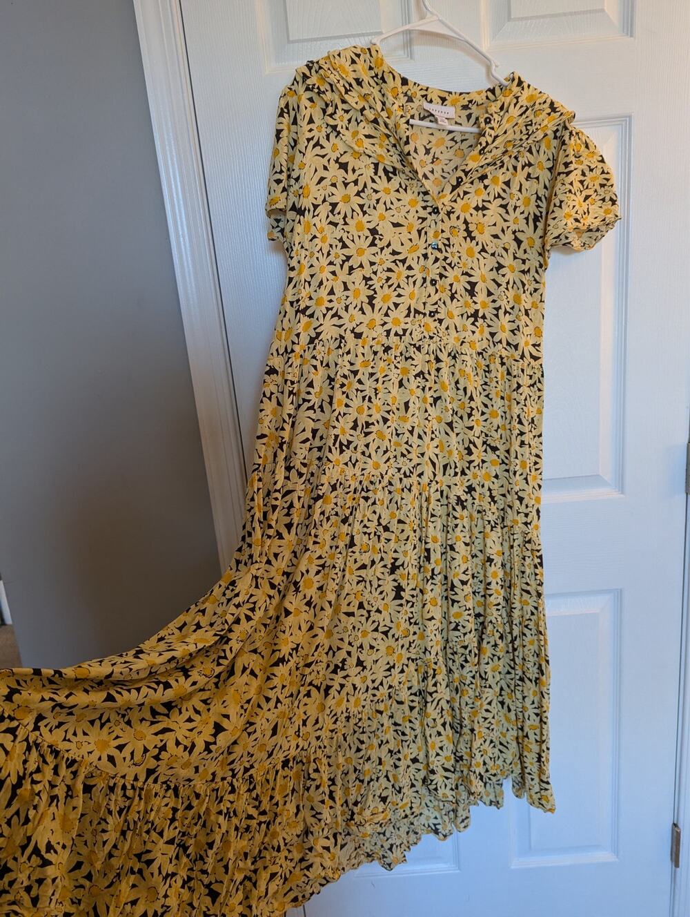 Topshop summer dress, size us 8, viscose